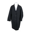 Unisex Muji - Villane mantel, suurus 42 - Must ()