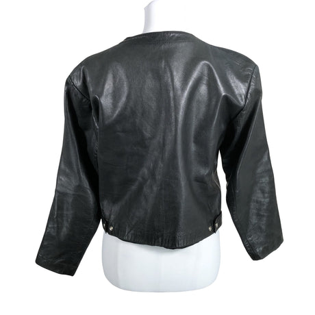 Unisex Galeries Lafayette - Nahktagi, suurus 38 - Must (2)