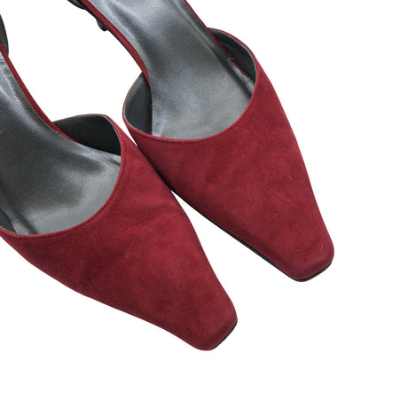 Unisex Stuart Weitzman - Kontsakingad, suurus 38 - Veinipunane (2)