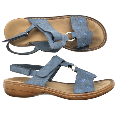 Unisex Rieker - Rihmikud, suurus 38 - Sinine ()