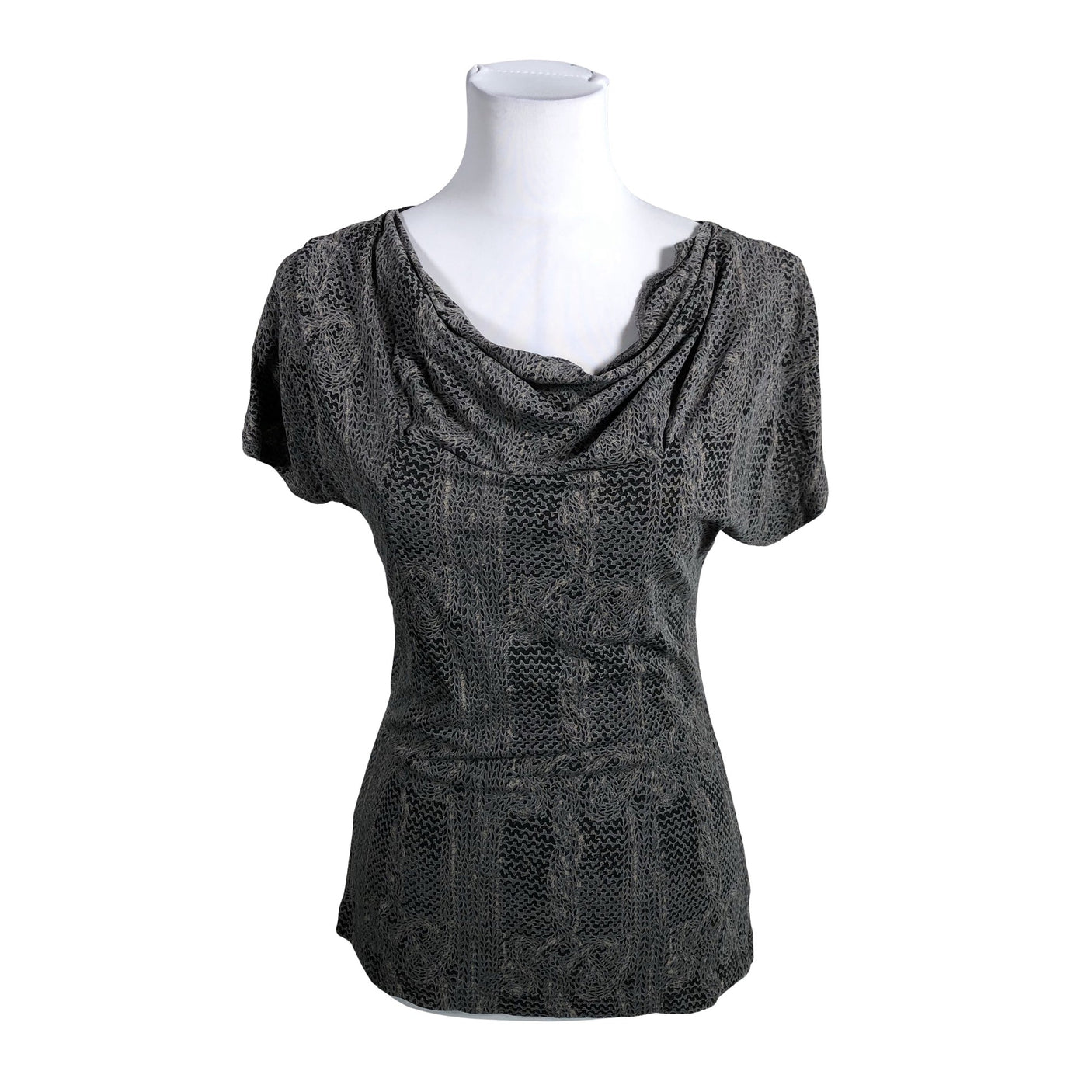Unisex Turnover - T-särk, suurus 36 - Hall (1)