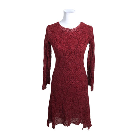 Unisex Tazzia - Trikotaažist kleit, suurus 36 - Veinipunane ()