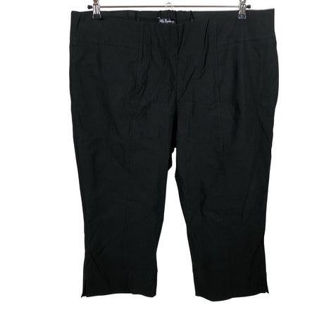 Unisex Ulla Popken - Mittevenivad poolpikad püksid, suurus 52 - Must ()