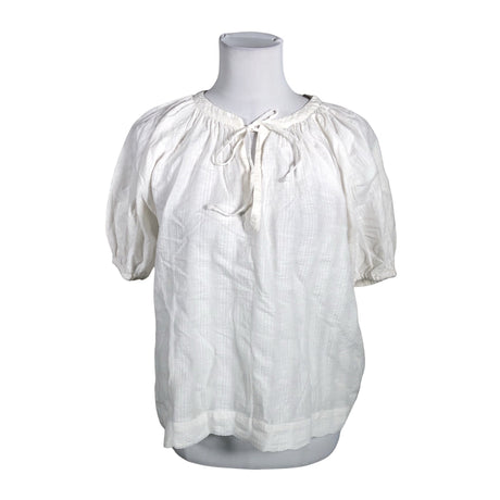 Unisex Second Female - Lühikeste käistega pluus, suurus 38 - Valge ()