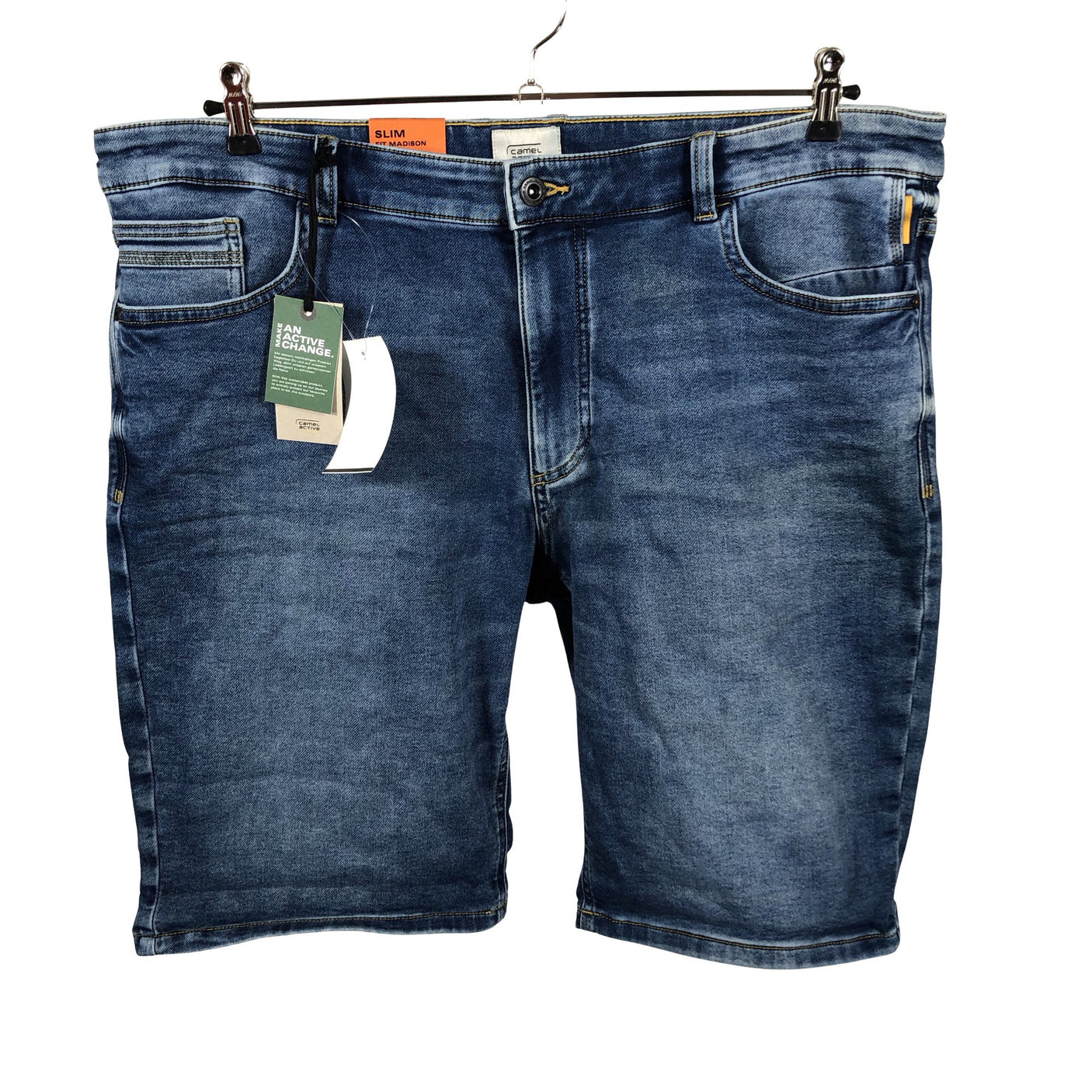 Unisex Camel Active - Teksast lühikesed püksid, suurus W40 - Sinine (1)