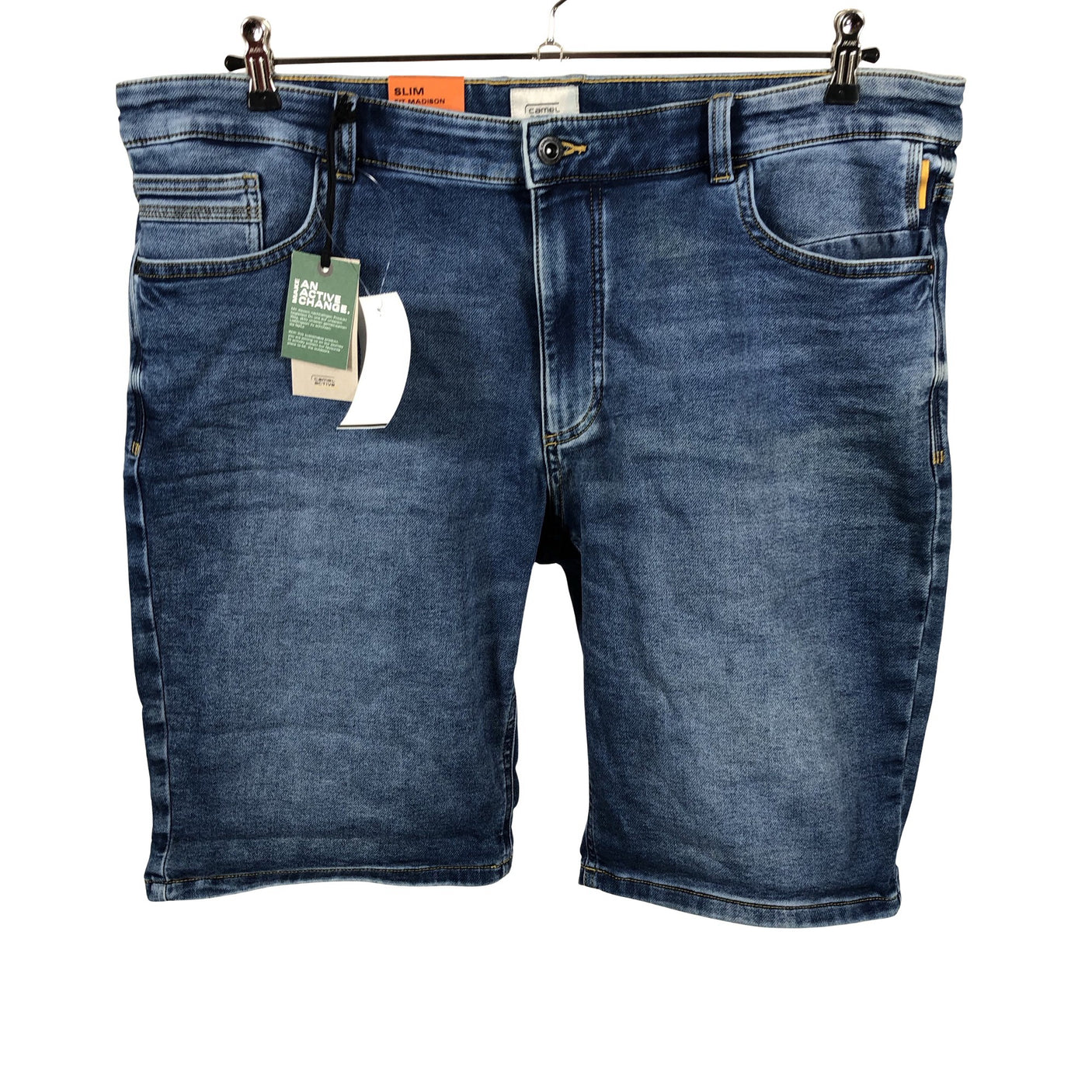 Unisex Camel Active - Teksast lühikesed püksid, suurus W40 - Sinine (2)