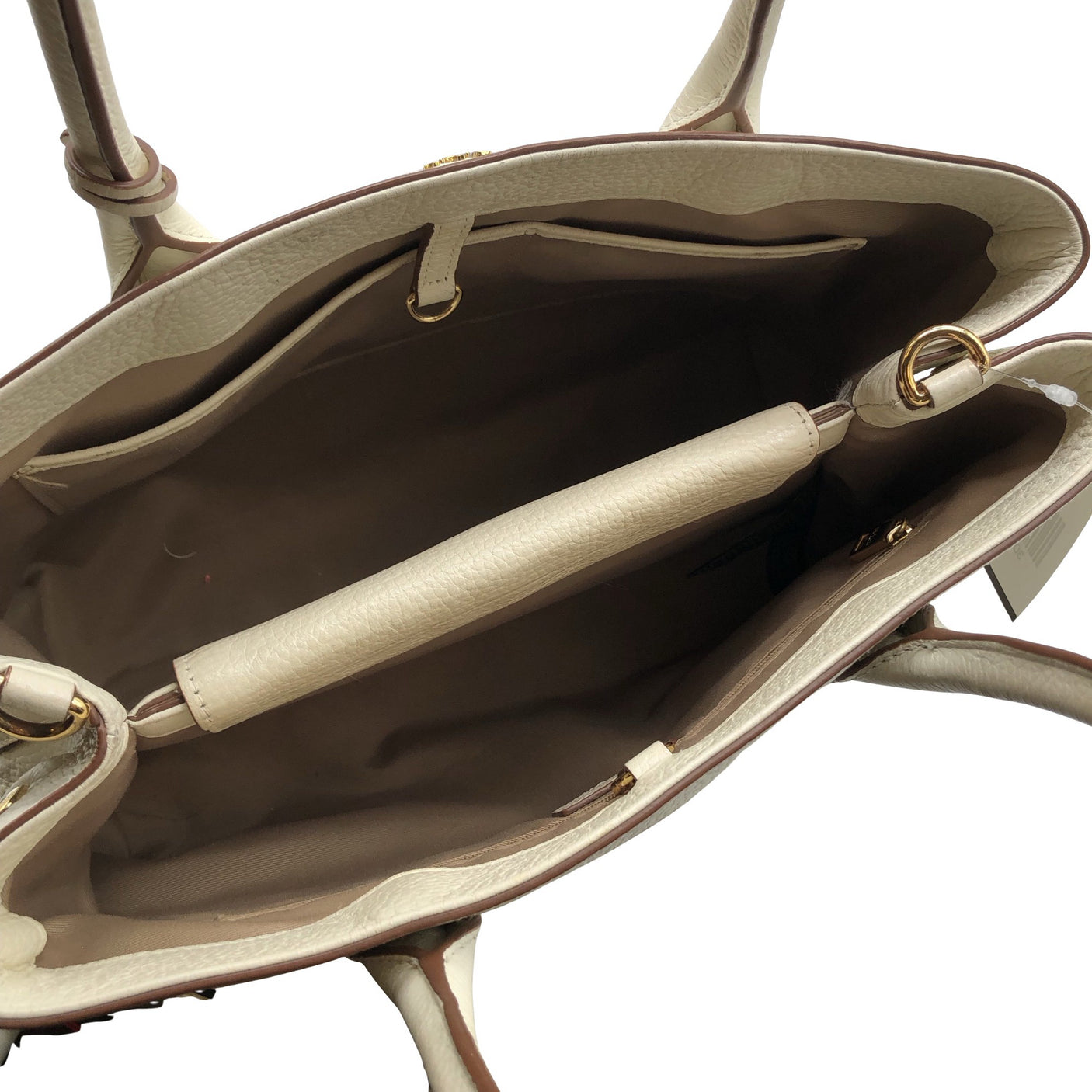 Unisex Lauren Ralph Lauren - Käekott, suurus Midi - Looduslik valge (3)