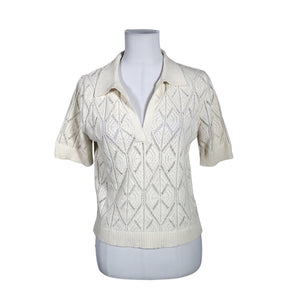 Unisex Lindex - T-särk, suurus 38 - Looduslik valge (1)