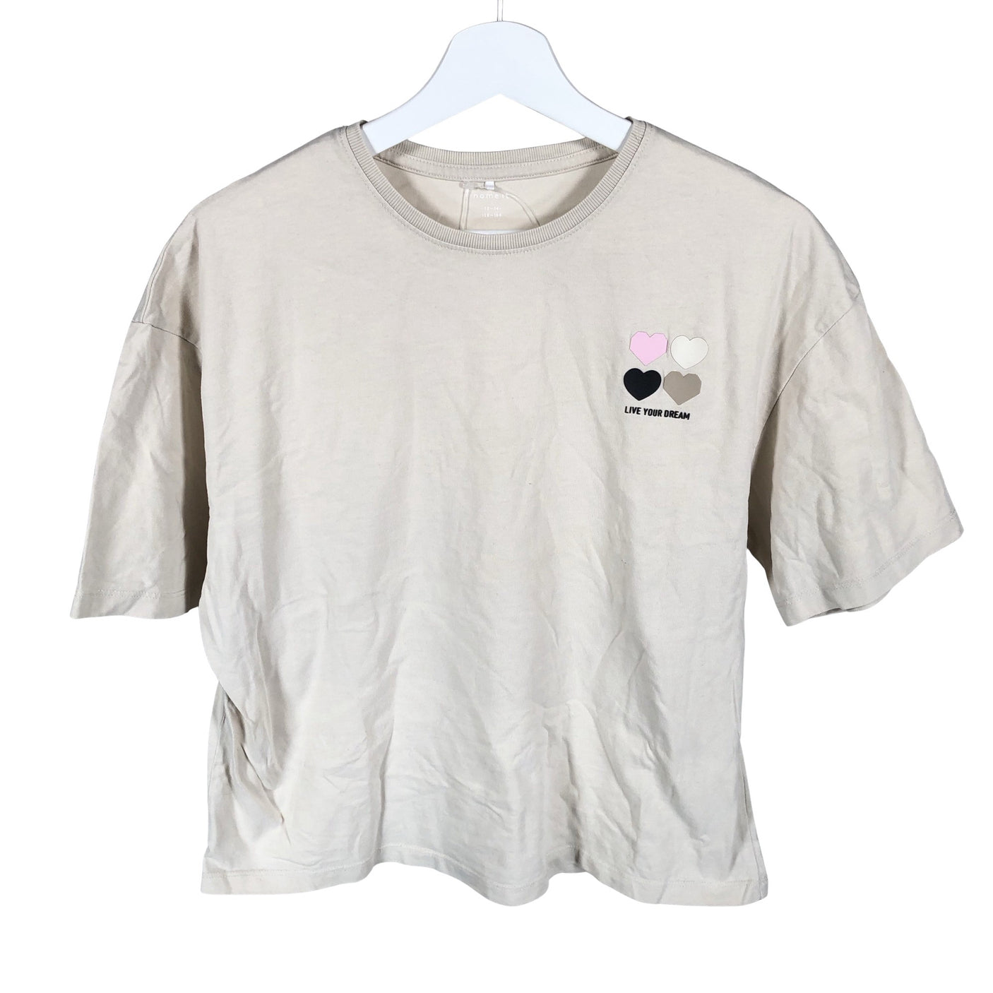 Unisex Name It - T-särk, suurus 158 - 164 - Beige (1)