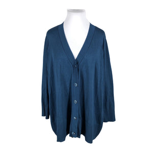 Unisex Ulla Popken - Kardigan, suurus 58 - Sinine (1)