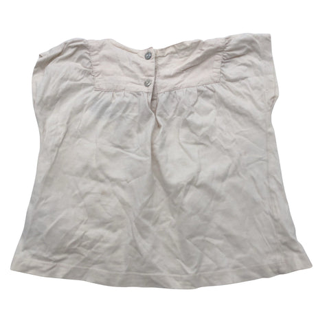 Unisex POMPdeLUX - Topp, suurus 74 - 80 - Valge (2)