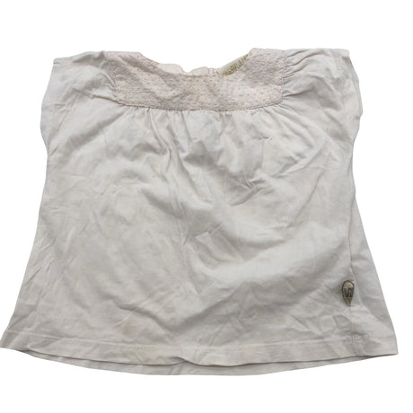 Unisex POMPdeLUX - Topp, suurus 74 - 80 - Valge ()