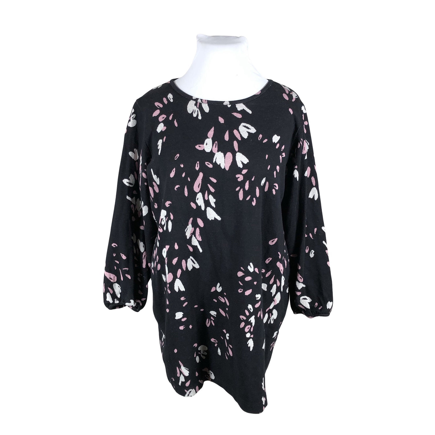 Unisex NOSH - Trikotaažist tuunika, suurus 46 - Must (2)