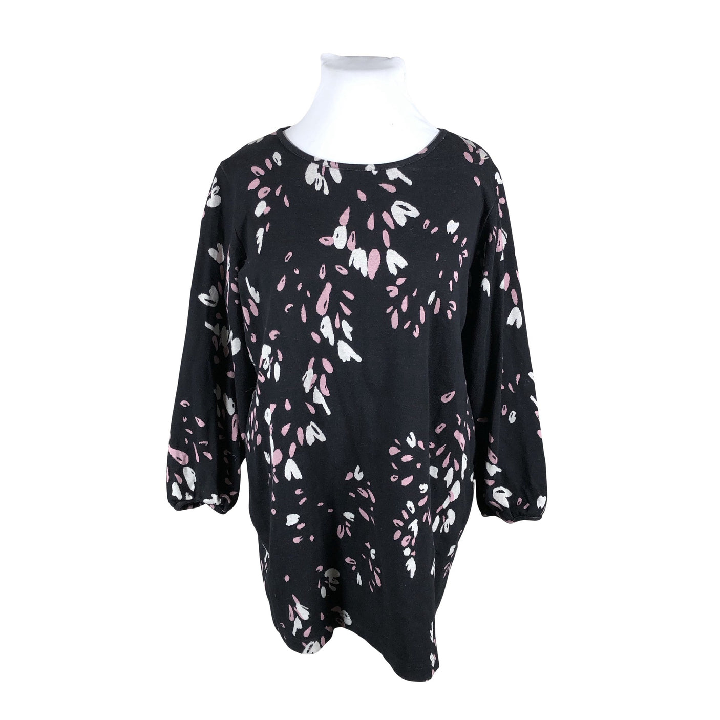 Unisex NOSH - Trikotaažist tuunika, suurus 46 - Must (1)