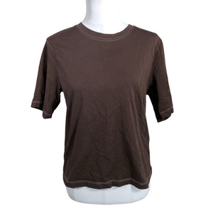 Unisex Lindex - T-särk, suurus 40 - Pruun (1)