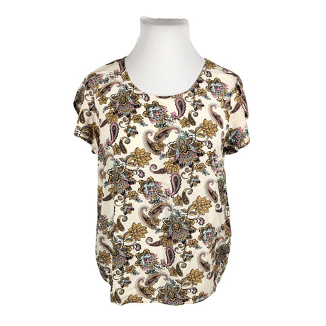 Unisex Soyaconcept - Lühikeste käistega pluus, suurus 42 - Looduslik valge (2)