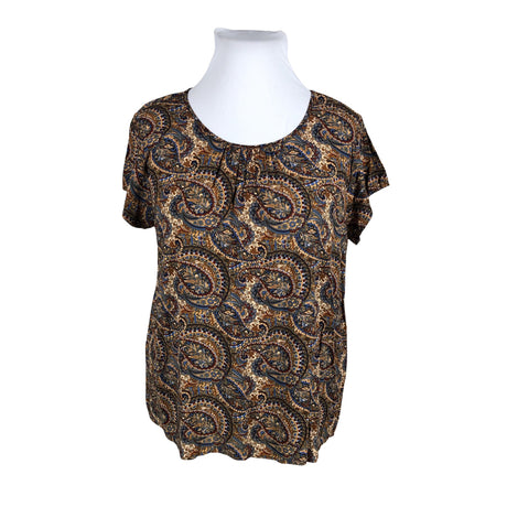 Unisex Soyaconcept - Lühikeste käistega pluus, suurus 42 - Pruun ()