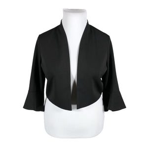 Unisex S.T.I - Trikotaažist boolero, suurus 44 - Must (1)