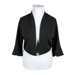 Unisex S.T.I - Trikotaažist boolero, suurus 44 - Must (2)