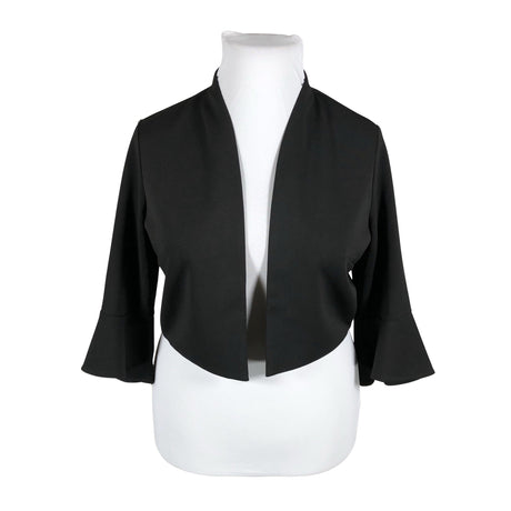 Unisex S.T.I - Trikotaažist boolero, suurus 44 - Must (2)