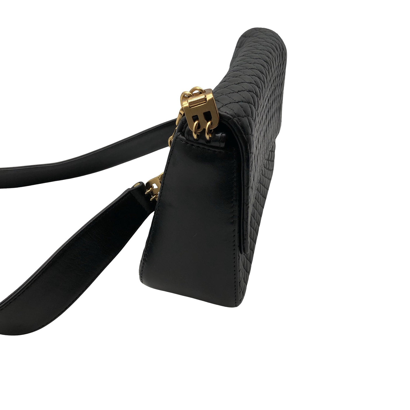 Unisex Bally - Õlakott, suurus Mini - Must (2)