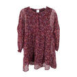 Unisex Lindex - Õhuke kleit, suurus 110 - 116 - Veinipunane ()