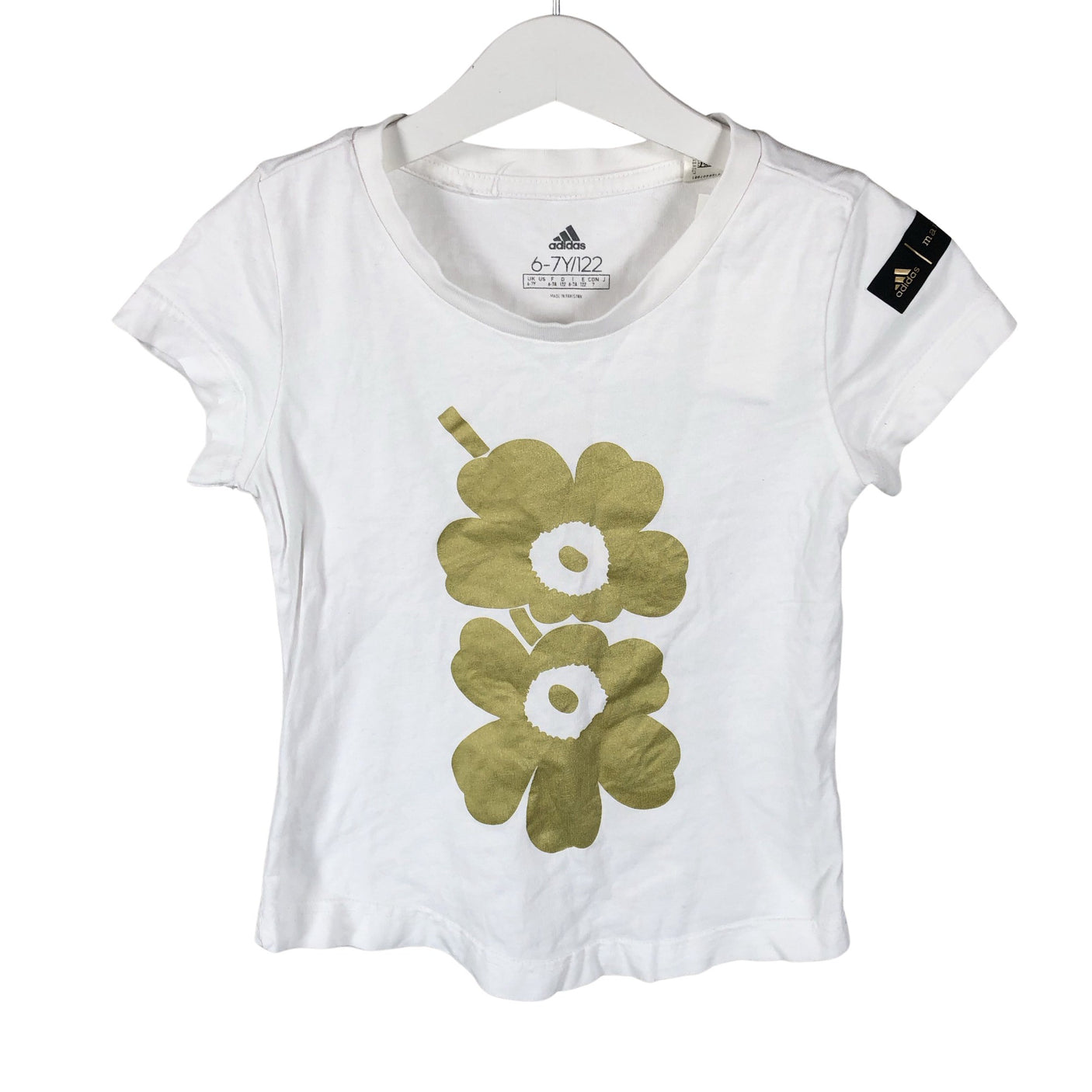 Unisex Adidas - T-särk, suurus 116 - 122 - Valge (1)