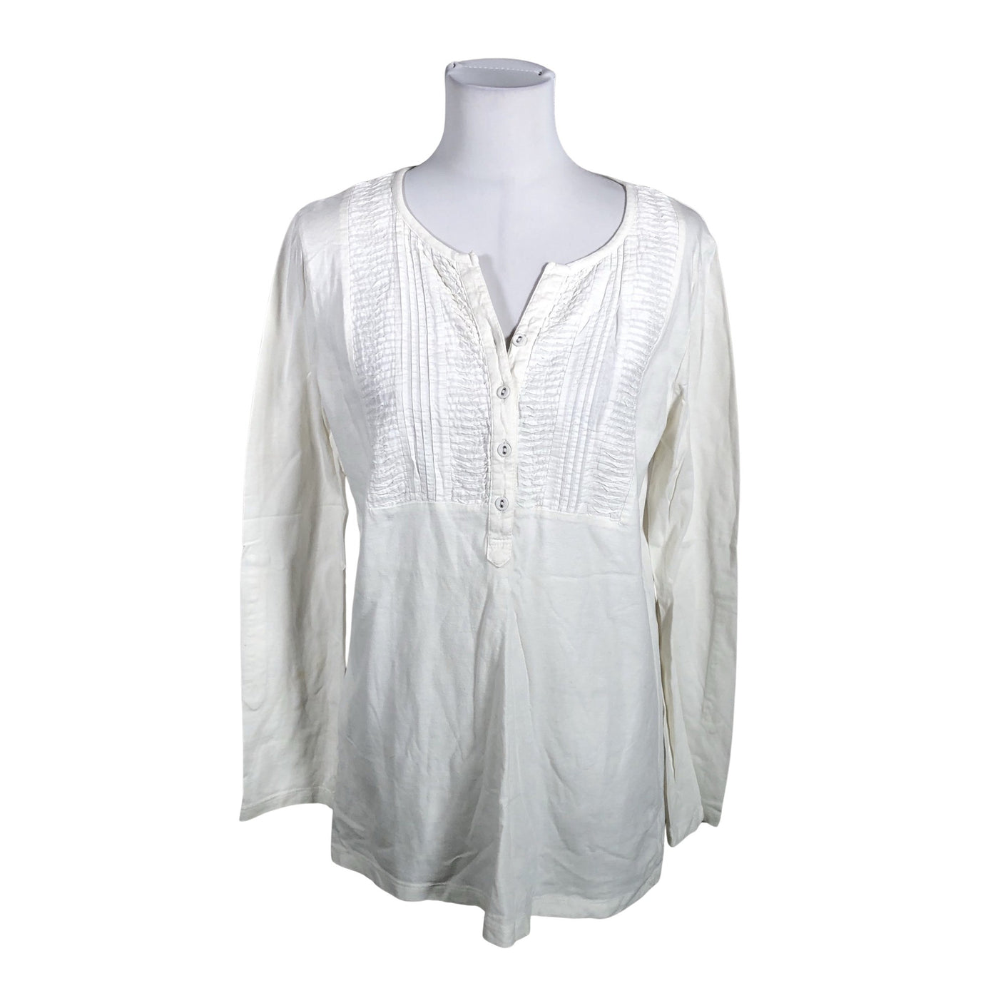 Unisex O.I.S - Trikotaažist pluus, suurus 38 - Valge (1)