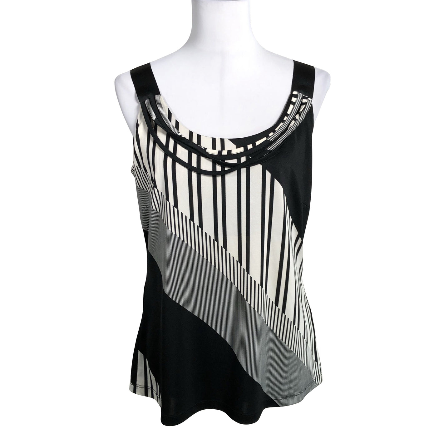 Unisex Marie Méro - Trikotaažist topp, suurus 40 - Valge (1)