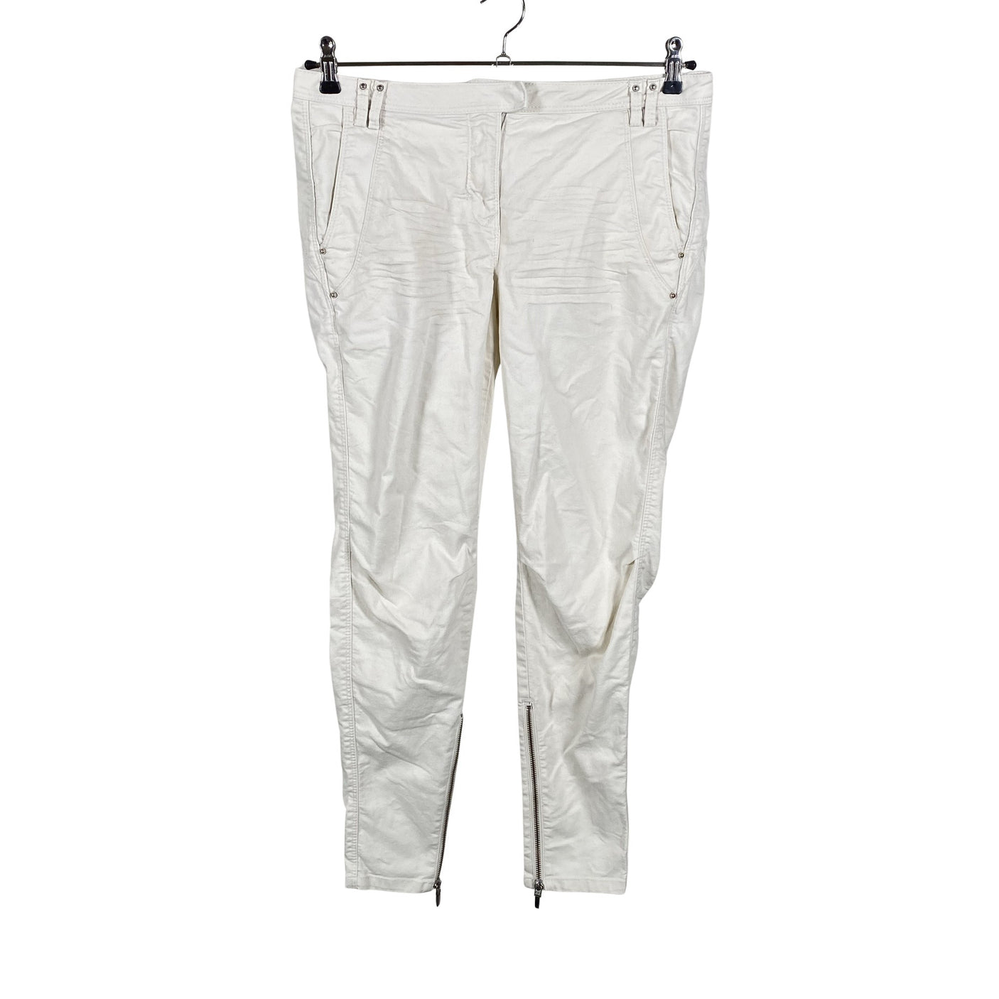 Unisex Gustav - Mittevenivad püksid, suurus 40 - Valge (1)