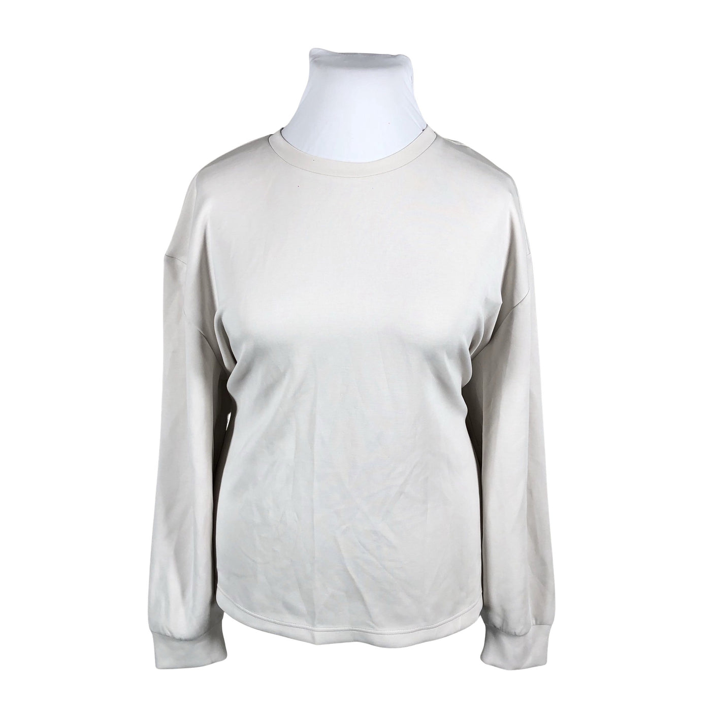 Unisex Oysho - Trikotaažist pluus, suurus 42 - Beige (2)