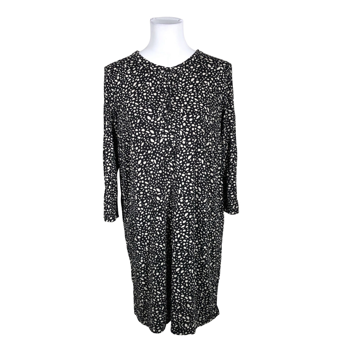 Unisex Noom - Trikotaažist kleit, suurus 38 - Must (2)
