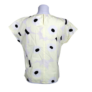 Unisex Marimekko - Lühikeste käistega pluus, suurus 36 - Kollane (2)