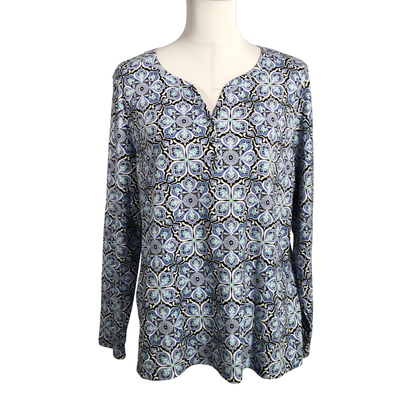 Unisex Karen Scott - Trikotaažist pluus, suurus 40 - Sinine (1)