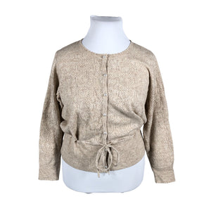 Unisex Cream - Kardigan, suurus 40 - Beige (2)