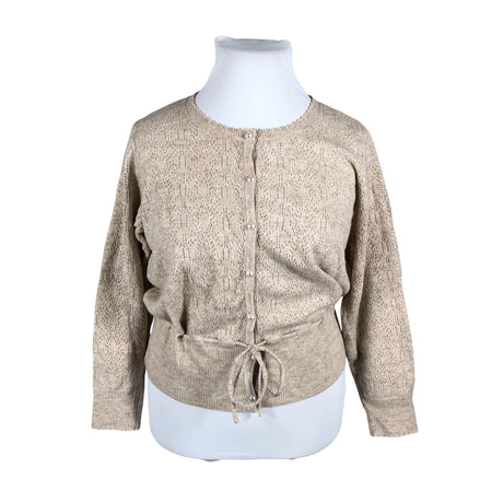 Unisex Cream - Kardigan, suurus 40 - Beige (2)
