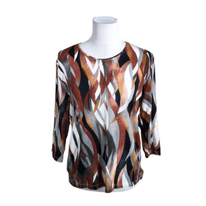 Unisex Marinello - Trikotaažist pluus, suurus 40 - Pruun (1)