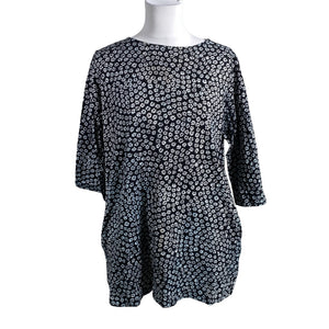 Unisex Marimekko - Trikotaažist tuunika, suurus 40 - Must (1)