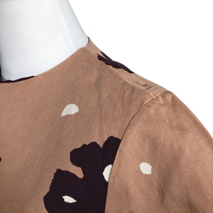 Unisex Marimekko - Lühikeste käistega pluus, suurus 40 - Beige (2)