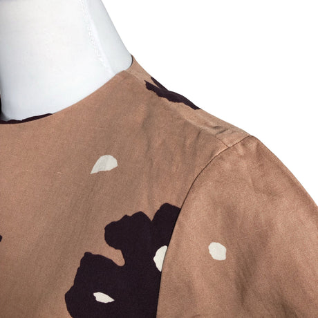 Unisex Marimekko - Lühikeste käistega pluus, suurus 40 - Beige (2)
