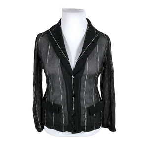 Unisex Gianfranco Ferre - Kardigan, suurus 42 - Must (1)