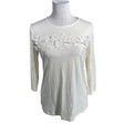 Unisex Betty Barclay - Trikotaažist pluus, suurus 38 - Valge ()