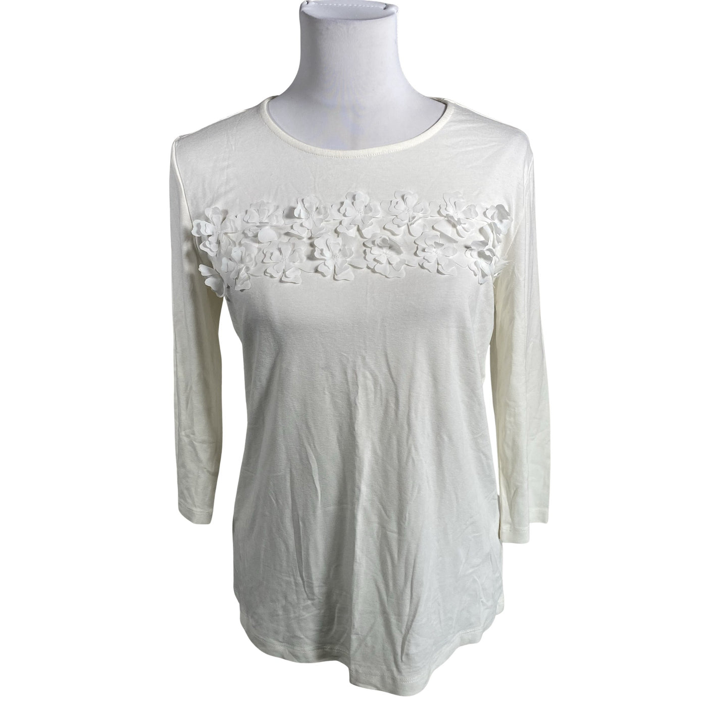 Unisex Betty Barclay - Trikotaažist pluus, suurus 38 - Valge (1)