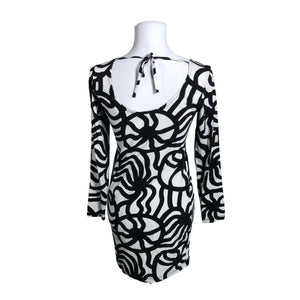 Unisex Marimekko - Trikotaažist kleit, suurus 34 - Valge (2)