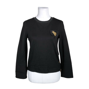 Unisex Mos Mosh - Trikotaažist pluus, suurus 34 - Must (1)