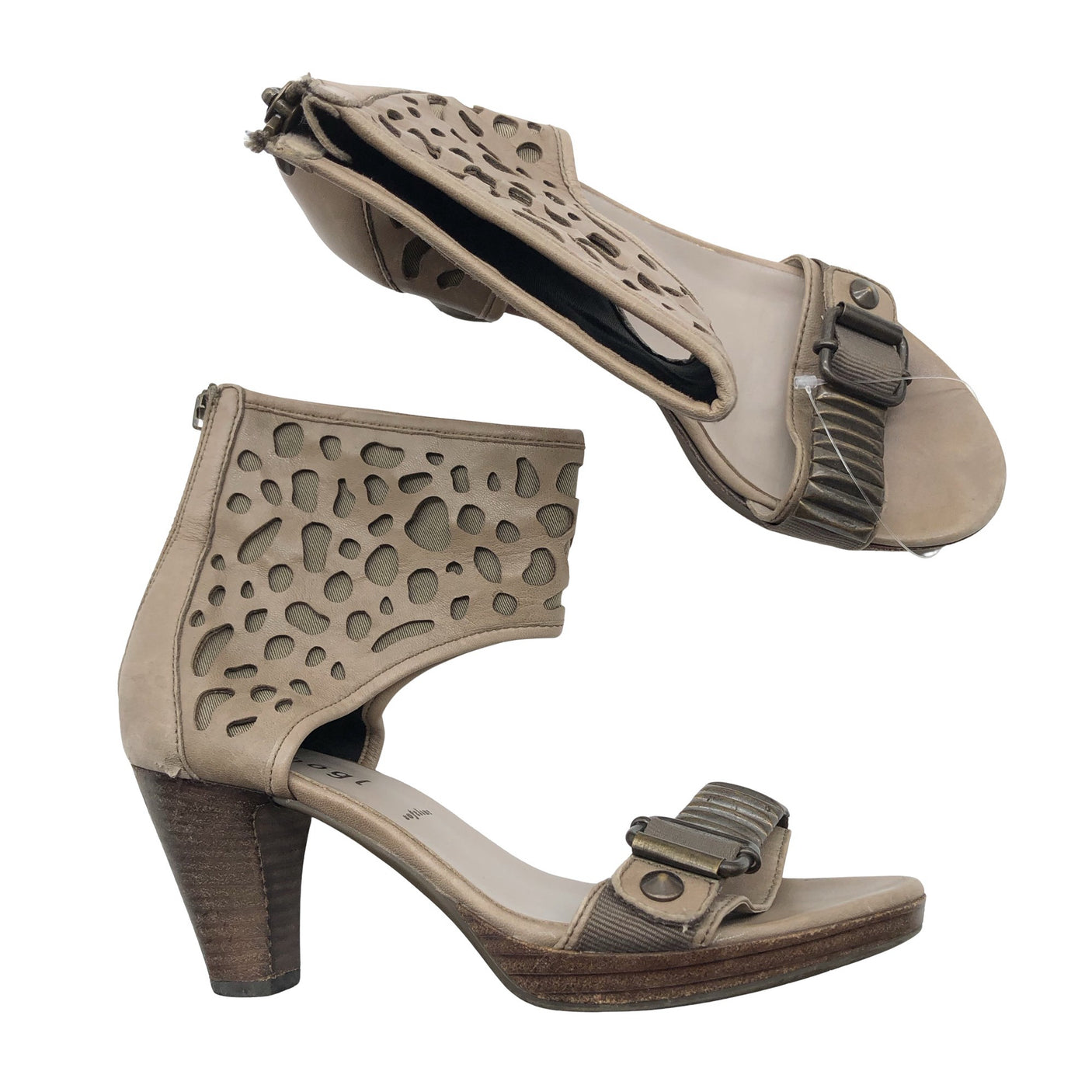 Unisex Högl - Kontsaga rihmikud, suurus 38 - Beige (2)