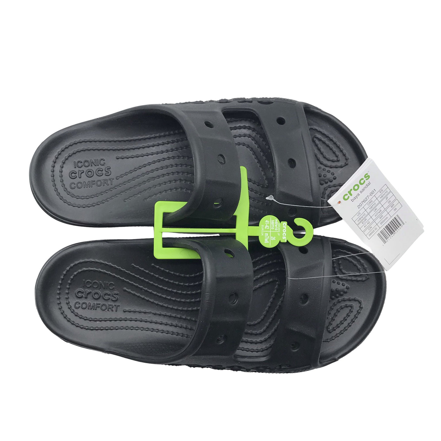 Unisex Crocs - Rihmikud, suurus 41 - Must (2)
