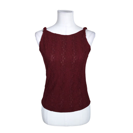 Unisex Your Face - Topp, suurus 40 - Veinipunane ()