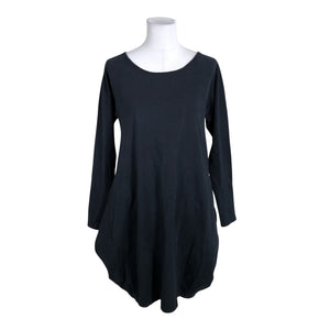 Unisex Papu - Trikotaažist kleit, suurus 38 - Must (2)