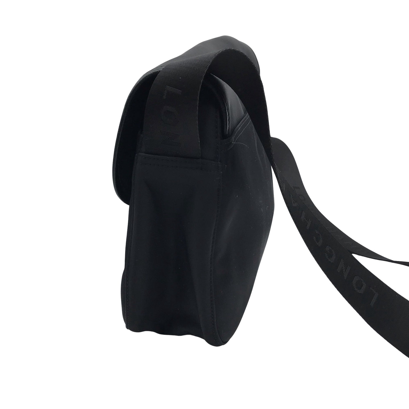 Unisex Longchamp - Õlakott, suurus Midi - Must (2)
